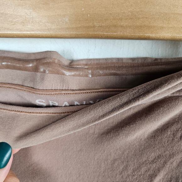 Spanx Tummy Control Hight‎ Waisted Power Short 1X Dark Nude Shapewear - Picture 4 of 11